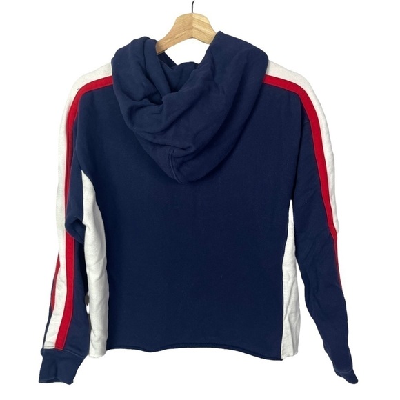 Levi's Maritime Sport Short Cropped Hoodie Sweatshirt S - Picture 3 of 5